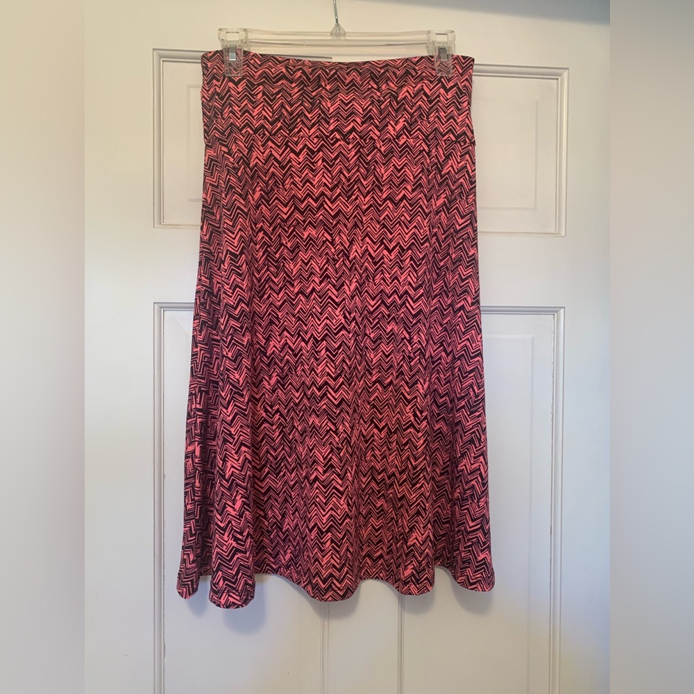 Stylish Pink Zigzag Skirt